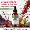 RESONA Red Yeast Rice Drops - Cholesterol Support Blend with Citrus, Bergamot, Red Yeast Rice, Soursop, Olive Leaf, Vitamin B+C, Natural, Non-GMO, Vegan, Dietary Supplement, 2 fl. oz. (60ml)