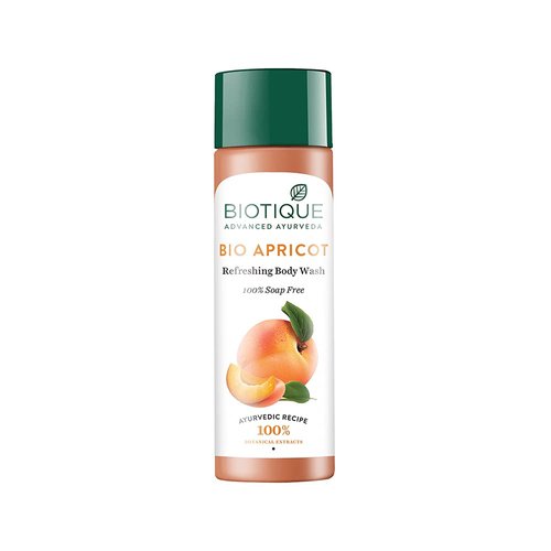 Biotique Bio Apricot Refreshing Body Wash, 190 ml/6.42Fl.Oz.