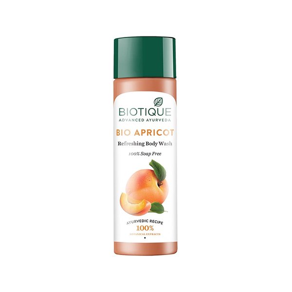 Biotique Bio Apricot Refreshing Body Wash, 190 ml/6.42Fl.Oz.
