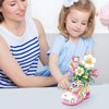 RSDHFLY Flower Bouquet Building Sets,Creative Bonsai Flowers Bouquet Building Kit,Building Blocks Set for Adults and Kids