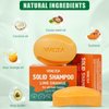 Solid Shampoo Conditioner Bar 2-In-1, Citrus Bar Shampoo for Dry, Itchy, and Oily Scalp, pH Balanced, Vegan Shampoo Bars for Hair Strengthening Cleansing Moisturize, Cruelty-Free, 3 oz (Pack of 2)