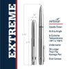 Fisher Space Pen Bullet Pen - 400 Series -X-Mark Flat Cap Chrome w/ Clip - Gift Boxed