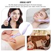Lafo Facial Massage Roller, Silicone Face Massage Tools,Face Roller Skin Care for Shapes Body & Face Curves, Reduces Tiredness, Self Care Gift for Women Face and Eyes Massage (Purple)