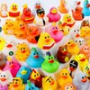 30 Pack Rubber Ducks Jeep Ducks for Jeeps 2.3 Inch Rubber Duckies Toys Assortment Duckies Bulk Floater Duck for Jeep Ducking Toddler Baby Bath Toys Party Favors Summer Beach Pool Activity