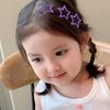 Paderison 10Pcs Star Hair Clips Y2K Star Star Hair Clip for Teens Cute Metal Hair Barrettes Kawaii Hair Accessories for Women Teens Y2K 2000s Non Slip Rave Accessories(Purple)