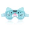 NEWGO Kids Ice Pack Eye Mask Cold Compress Reusable Hot Cold Therapy Gel Eye Mask with Soft Plush Backing