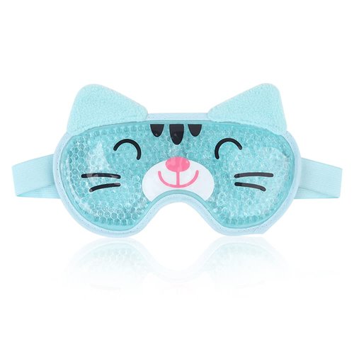 NEWGO Kids Ice Pack Eye Mask Cold Compress Reusable Hot Cold Therapy Gel Eye Mask with Soft Plush Backing
