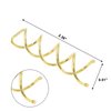 Coufce 20 PCS Gold Spiral Hair Pins Hair Spin Clips Twist Screw Hair Pins Women Bun Hair Style DIY Easy Fast Bun Maker Updo Hair Accessories (Non-scratched Rounded Tips)