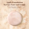 MOHOPE 8Pcs Air Cushion Makeup Sponges for Foundation with Portable Box | Latex-Free Blending Sponge for Liquid, Cream, Foundation and Powder | Teardrop Powder Puff | Pink