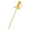 Barfly Cocktail Picks, Sword, Gold Plated, 4.5", Set of 12