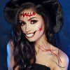 Kiss Tattoos Temporary Halloween Red Bleeding Stitch Scary Prank Makeup for Kids Girls Adult Women Face Body Halloween Decorations-40 Sheets