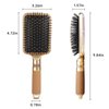Hair Brush Detangles Instantly Removing Tangles, Knots, Fly Aways Exceptional Wig Brush For Hair Wraps & Weave Management Handmade Luxury Bling Crystal Paddle Brush Cute Rhinestone (AB Color)