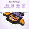 Halloween Baby Teething Toy, Halloween Cute Bat Themed Teether Infant Teething Toy Theether Holiday, Halloween Baby Favors Teethers Toy Soft Silicone Teething Baby Aged 3-18 Months