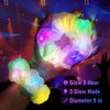 10PCS Glow in the Dark Scrunchies, Light Up Scrunchies for Girls & Women, Led Hair Scrunchies for Party Supplies, Rave Hair Accessories for Glow Neon Sleepover Party Supplies