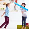 Cotiny 36 Pieces Inflatable Lightsabers Sword Toy Weapons Light Saber for Kids Teens Star Theme Party Supplies, 9 Colors