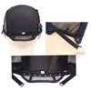 YTBYT Black 4X4 Inch U Part Swiss Lace Wig Cap With Adjustable Straps on the Back Glueless Hairnets Lace wig Cap for Making Wig（Black M）