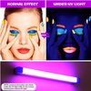 12 Colors Glow In The UV Black Light Face & Body Paint, Black Light Glow Body Paint Makeup Fluorescent Neon Face Painting Crayons Kit for Halloween Costume Holiday Masquerades Club Makeup