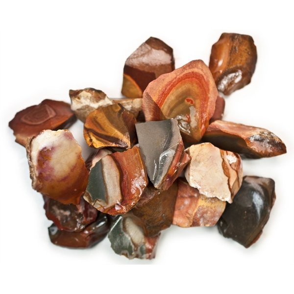 Hypnotic Gems Materials: 1/2 lb Bulk Rough Desert Jasper Stones from Madagascar - Raw Natural Crystals for Cabbing, Tumbling, Lapidary, Polishing, Wire Wrapping, Wicca & Reiki Crystal Healing