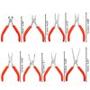 Kurtzy 8 Pack Mini Jewelry Plier Tool Kit Set with Soft Grip Handles - Precision Wire Cutters, Needle, Round & Bent Nose Pliers - Tools For Making Crafts, Beading, Electrical & Electronics