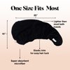 Kitsch Microfiber Hair Towel Wrap for Women - Anti-Frizz Quick Dry Towel, Super Absorbent Microfiber Towel for Hair, Hair Drying Towel Wrap, Hair Towels, Hair Turban Towel for Wet Curly Hair - Black