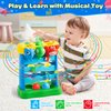 V-Opitos Musical Toys for 1, 2 Years Old Boys & Girls, Feeding Interactive Toys Gifts for Baby 6-12, 12-18 Months, Montessori Education Toys, Perfect Toddler Christmas Birthday Gifts