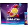 Liquid Replenisher Daily Electrolyte Drink Mix – Hydration Packets with 6 Electrolytes & Minerals, Keto Friendly Pack, Vegan, Nature's Non-GMO & Sugar-Free Electrolyte Powder - 32 Stickpack Servings