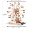 Wooden Ferris Wheel - DIY 3D Puzzle & Educational Creative Crafts Kit - STEM Projects for Kids Ages 8-12-16, Boys & Girls - Construction Toys Set - Model Building Kit for Christmas & Birthday Gifts