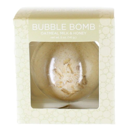 Oatmeal Milk & Honey Bath Bombs, Stocking Stuffers, Incredible Scents, USA Made, Kids Safe Ingredients, Won't Stain Tub, 1 Bath Bomb for Women & Kids Bubble Bath by Two Sisters 