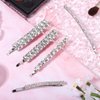 Beaupretty 15pcs Rhinestone Hair Clips Crystal Bobby Pins Metal Bling Barrettes Hair Accessories for Women Girls Silver
