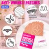 Akissos Forehead Wrinkle Patches 80 PCS Pre Cut Full Face Tape Facial Patches for Wrinkles Myofascial Lift Tape for Forehead Frown 11 Eye Crow's Feet Smile Lip Lines - Sticky & Hypoallergenic