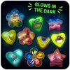 Heart, Flower & Star Shaped Rocks - Glow in The Dark Rock Painting Kit for Kids - Arts & Crafts for Kids Ages 6-12 – Unique Girl Gift Kits Art Toys Birthday Gifts for 6 7 8 9 10 11 12 Year Old Girls