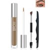 Waterproof Tinted Brow Gel- Brunette Tinted Thickening Eyebrow Gel, Brow Fast Sculpt Volumizing Eyebrow Glue, Long-Lasting Transfer-Proof Eyebrow Mascara Makeup, with Brow Razor & Brush (0.106 Oz)-04#