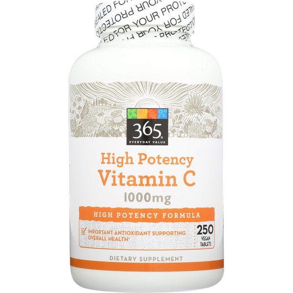 365 Everyday Value, Vitamin C 1000mg, 250 ct