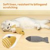 MAOZHUREN 2 Pcs Catnip Toys Fish, Cat Toys Self Play, Cat Toys for Indoor Cats and Kitten, Catnip Cat Toy, Interactive Kitten Exercise Kicker Toys for Indoor Cats 7.8 Inches for All Breeds