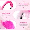 IMIKEYA Flamingo Headband, Pink Costume Headband for Children, Flamingo Hair Accessory for Tropical Carnival Party Decoration, Photography Prop, Holiday Headband