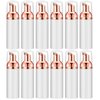 IRON BILL 2 Oz Empty Foam Pump Bottle (12PCS) Travel Foaming Soap Dispenser for Hand Soap, Lash Shampoo Cleanser (White&Rose Gold)