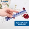 Lift Teasing Comb and Hair Pick – 1 Pack, Five Stainless Still Lifts - Chemical and Heat Resistant Detangler Styling Comb – Anti Static Comb For All Hair Types – By Cantor
