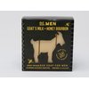 Olivia Care Men Goat's Milk + Honey Bourbon, Honey Infused Bar Soap For Men All Natural Made in the USA