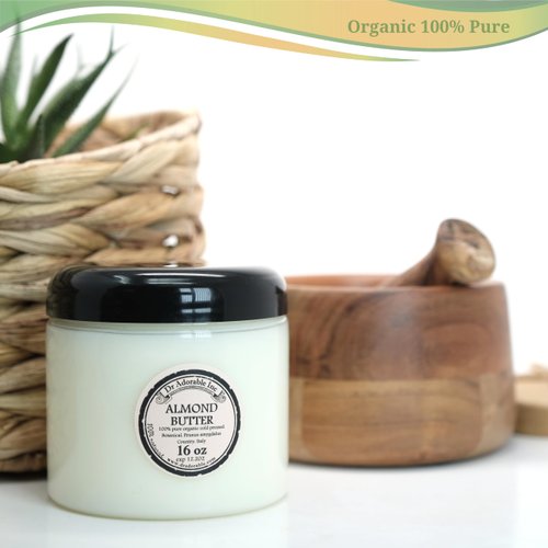Dr Adorable - 16 oz - Almond Butter - Pure Natural Premium Organic Cold Pressed