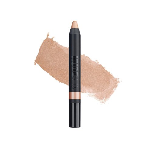 Nudestix Magnetic Luminous Eye Color Pencil, Eyeshadow + Eyeliner + Eyelid Primer + Highlighter Stick, Satin Finish Cream Makeup, Long Lasting, Waterproof, Shade: Angel
