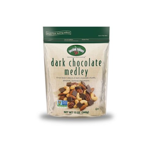 Second Nature Dark Chocolate Medley 12 oz ( 2 PACK)