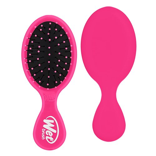 Wet Brush Mini Detangler Hair Brush, Purple - Detangling Travel Hair Brush - Ultra-Soft IntelliFlex Bristles Glide Through Tangles with Ease - Pain-Free - All Hair Types