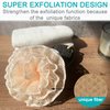 Super Exfoliating Home Spa Weave Loofah Shower Sponge Pouf Mesh Brush - Bath Spa Puff Scrubber Ball - Face Body Poof - Rich Foams Bubble（4.7" Each） Pack of 2