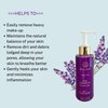 Hylunia Facial Cleansing Gel - Organic Lavender, Hyaluronic Acid Serum - Acne - Pore Cleanser