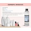 Talsen Chemicals Isopropyl Myristate Cosmetic Grade Moisturizer (250 mL / 8.45 Fl Oz) Professional Makeup and Adhesive Remover Removes Pros-aide and PAX Paint Thinner - Makeup Thinner