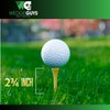 Wedge Guys Bamboo Golf Tees 2-3/4 Inch - 250pcs. - Free Ball Marker - Stronger Than Wooden Golf Tees Biodegradable & Less Friction, PGA Professional Approved, Bulk Bag