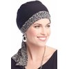 Cardani in A Snap Reversible Head Wrap Viscose from Bamboo Scarf Cap - Mini Mosaic/Black
