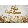 Feliz Cumpleanos Gold Small Letters Conjoined Balloons Feliz Cumpleanos Gold Balloon Happy Birthday Balloons Birthday Banner Decoration Party Decoration Supplies