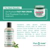PhysAssist Foot Scrub 8 oz. with Tea Tree, Peppermint Soothes and Exfoliates Promoting a Deep Cooling Sensation Leaving Feet Feeling Calm and Refreshed.