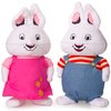 Max & Ruby Plush Toys - Two Pack of Both Characters - 12 Inches - Collectible Plush Stuffed Toy for Kids - Officially Licensed - Easter Basket Stuffer